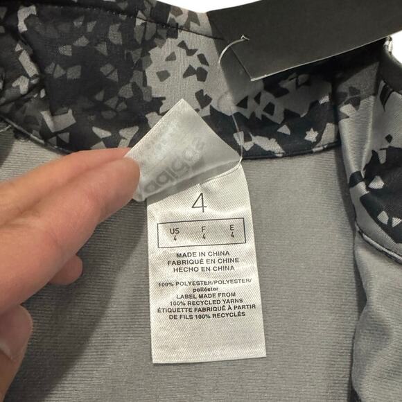 Adidas Boys Track Suit Set Size 4 Black White Stripes Jacket & Pants NWT - Picture 3 of 9